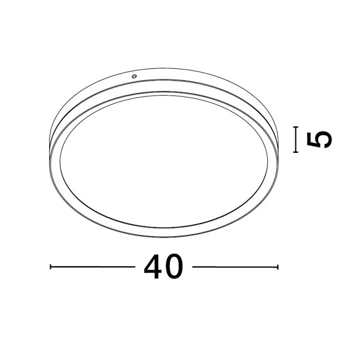 CANTRIA PLAFONSKA SVJETILJKA LED 31W/3000K/1916lm/IP20/CRNA & ZLATNA