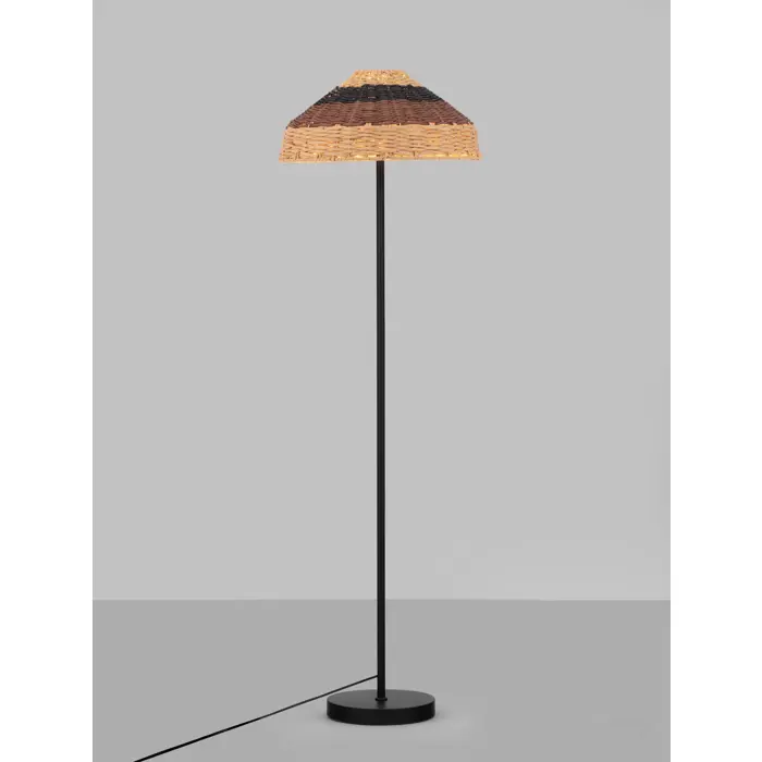 CARO STAJAĆA LAMPA E27/12W/CRNA & BROWN