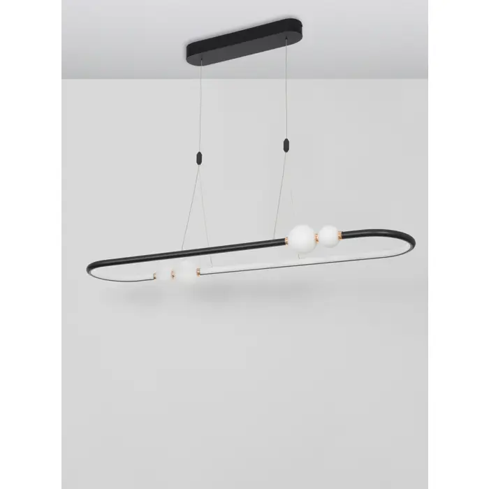 CELIA VISILICA LED 45W/3000K/4751lm/DIMM/IP20/CRNA
