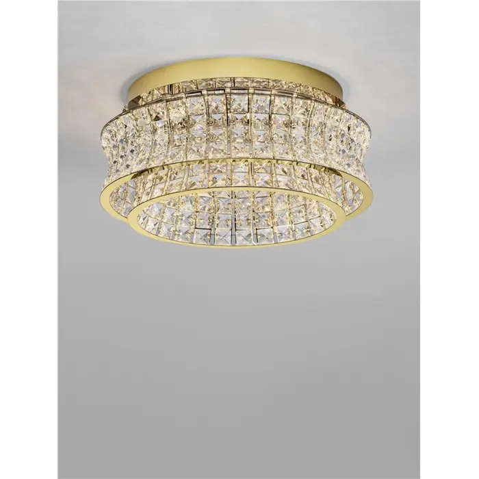 CELYSIA KRISTALNA STROPNA LED SVJETILJKA 46W IP20 3500K TRIAK PRIGUŠLJIVA