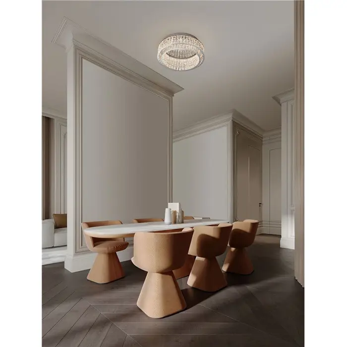 CELYSIA KRISTALNA STROPNA LED SVJETILJKA 56W IP20 3500K TRIAK PRIGUŠLJIVA