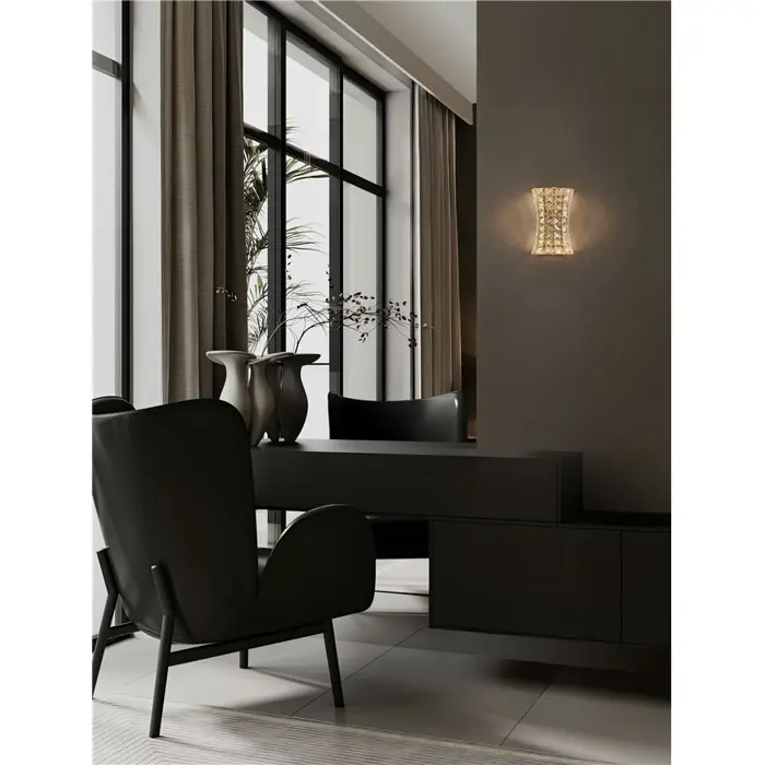 CELYSIA KRISTALNA ZIDNA LED SVJETILJKA ZLATNA 12W IP20 3500K