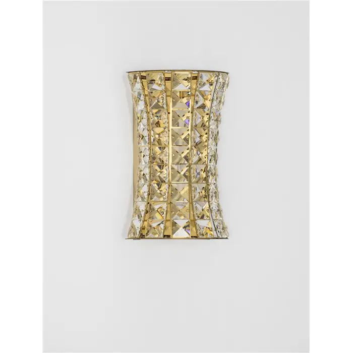 CELYSIA KRISTALNA ZIDNA LED SVJETILJKA ZLATNA 12W IP20 3500K