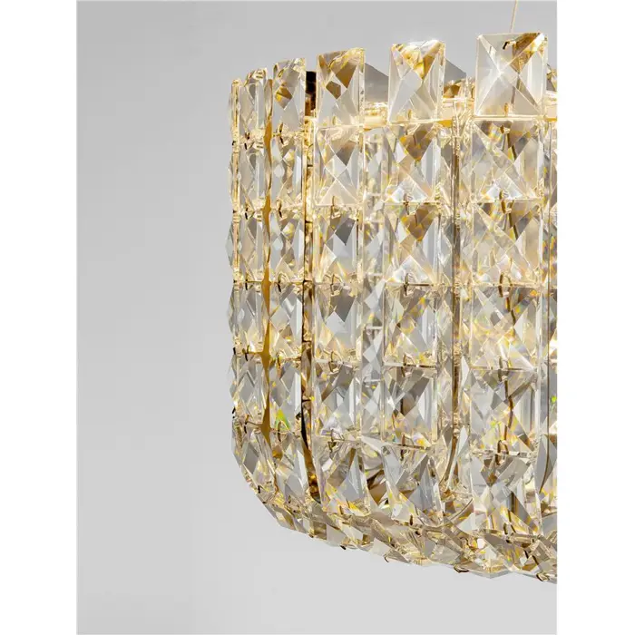 CELYSIA KRISTALNI LED LUSTER 47W IP20 3500K TRIAK PRIGUŠLJIV