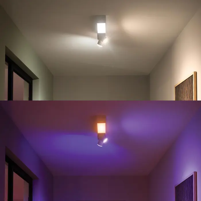 Centris PHILIPS HUE UGRADBENI REFLEKTOR BIJELI 2-SPOT