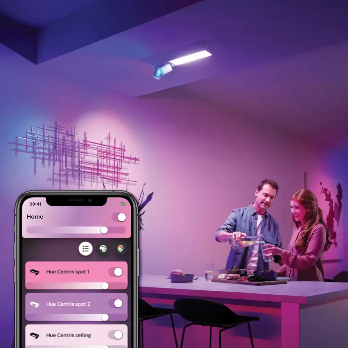 Centris PHILIPS HUE UGRADBENI REFLEKTOR BIJELI 2-SPOT