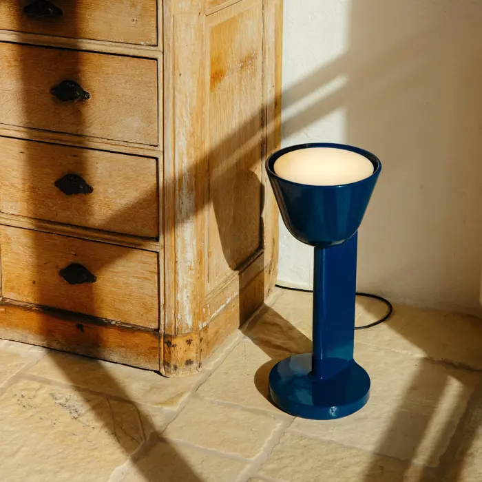 CERAMIQUE UP STOLNA SVJETILJKA PLAVA LED E27 8W IP20