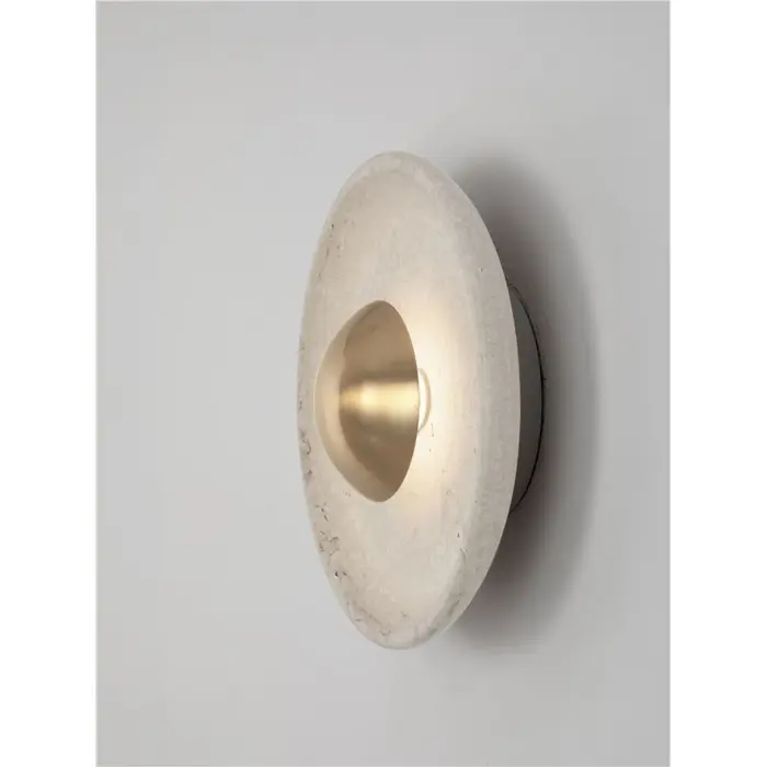 CERIO ZIDNA LED SVJETILJKA TRAVERTIN/ZLATNA 4W IP20 3000K