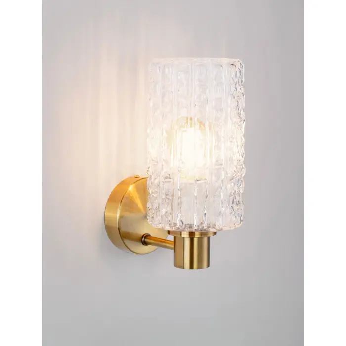CERTA ZIDNA LAMPA E27/12W/ZLATNA