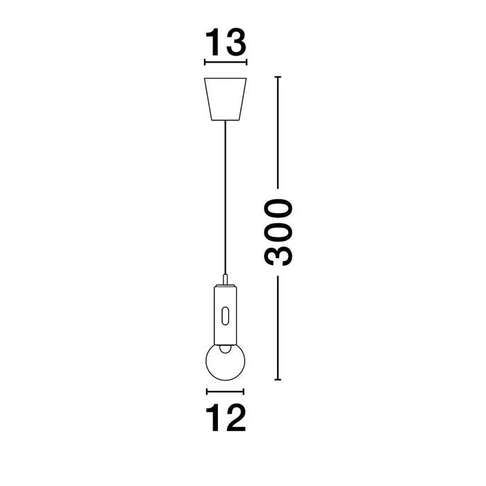 CHRONOS VISILICA LED/3000K/11W/763Lm/CRNA