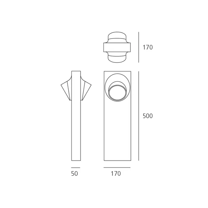 CICLOPE 50 STAJAĆA LAMPA ANTRACIT SIVA 13W 3000K 220-240V 765lm