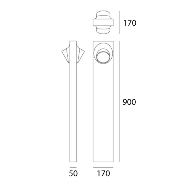 CICLOPE 90 STAJAĆA LAMPA 13W 3000K 220-240V 765lm