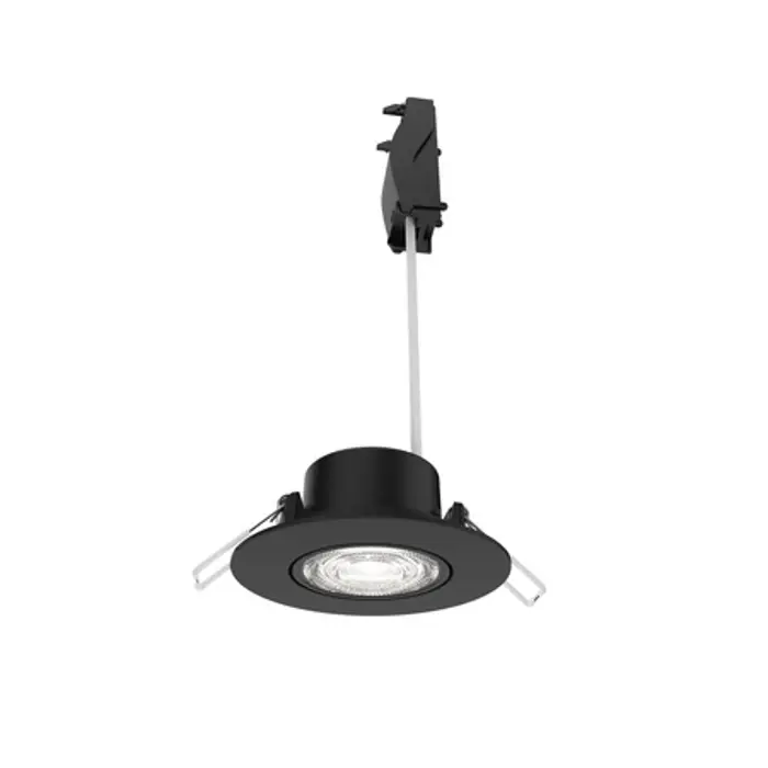 CILANTRO STEP PHILIPS LED downlight prigušiva 070 5W 40K crni (set 3 kom)