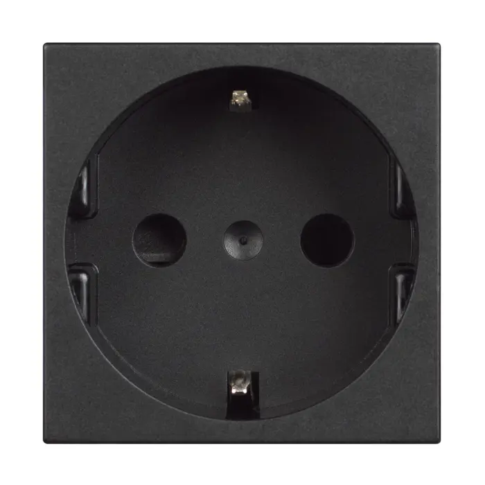 CLASSIA UTIČNICA 2P+E/16A/250V 2M CRNA