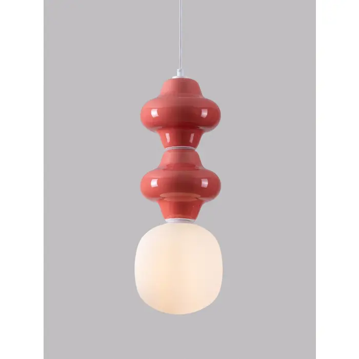 CLIO VISILICA LED E14/5W/CRVENA & BIJELA