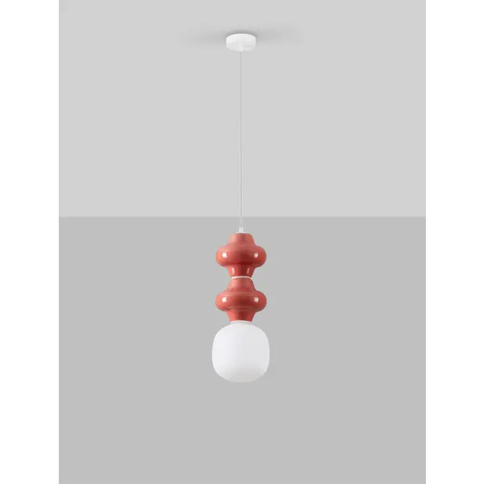CLIO VISILICA LED E14/5W/CRVENA & BIJELA