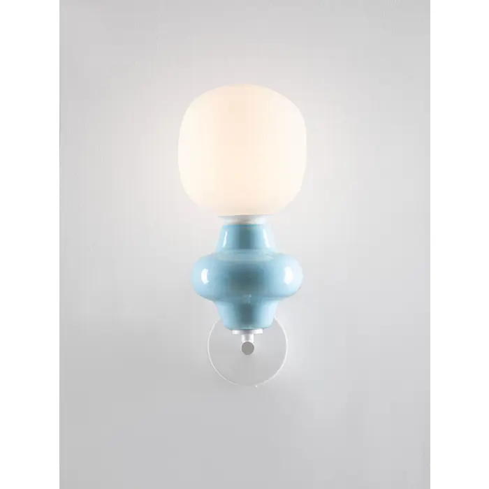 CLIO ZIDNA LAMPA LED E14/5W/PLAVA & BIJELA