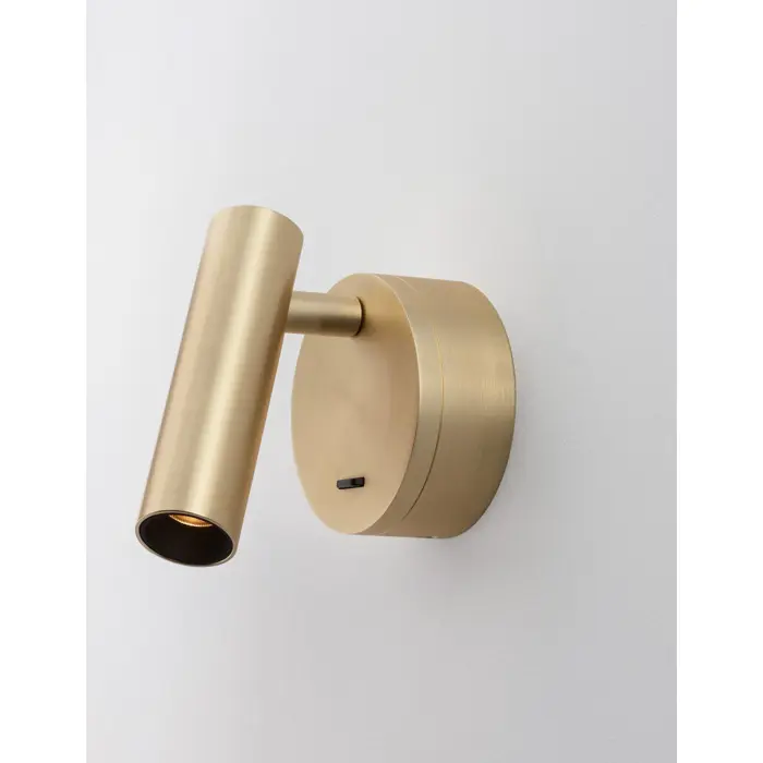 CLIP ZIDNA LAMPA LED 3W/3000K/190lm/IP20/ZLATNI MESING