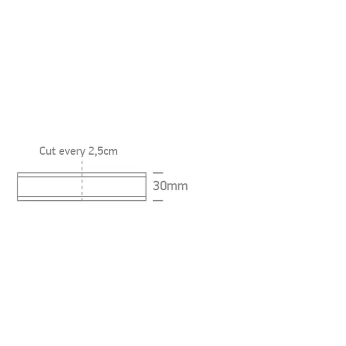 COB FLEKSIBILNA LED TRAKA 24V DC CW 5m 40W/m IP20 4000K