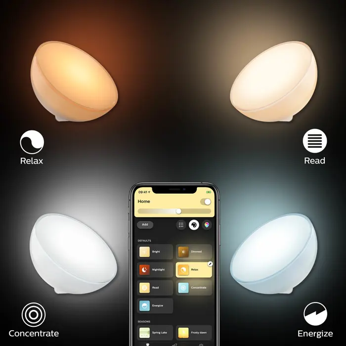 GO PHILIPS HUE prijenosna LED svjetiljka COL V2 bijela