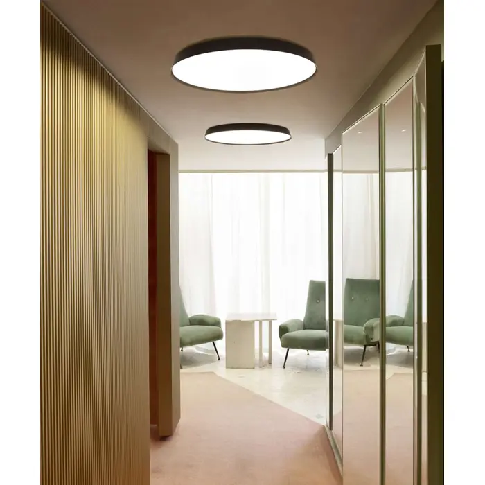 COMPENDIUM CRNA LED ZIDNA/STROPNA SVJETILJKA KOMPLET D81P2 3000K