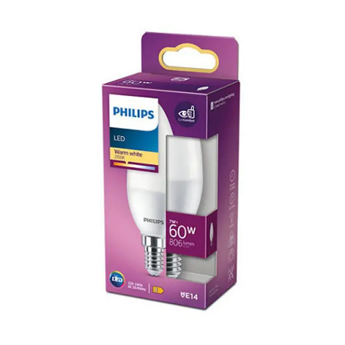 CONSUMER LED ŽARULJA 60W B38 E14 WW FR ND 1SRT4