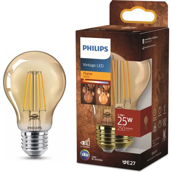 CONSUMER LED ŽARULJA A60 25W 1800K E27 NDSRT Amber 1PF