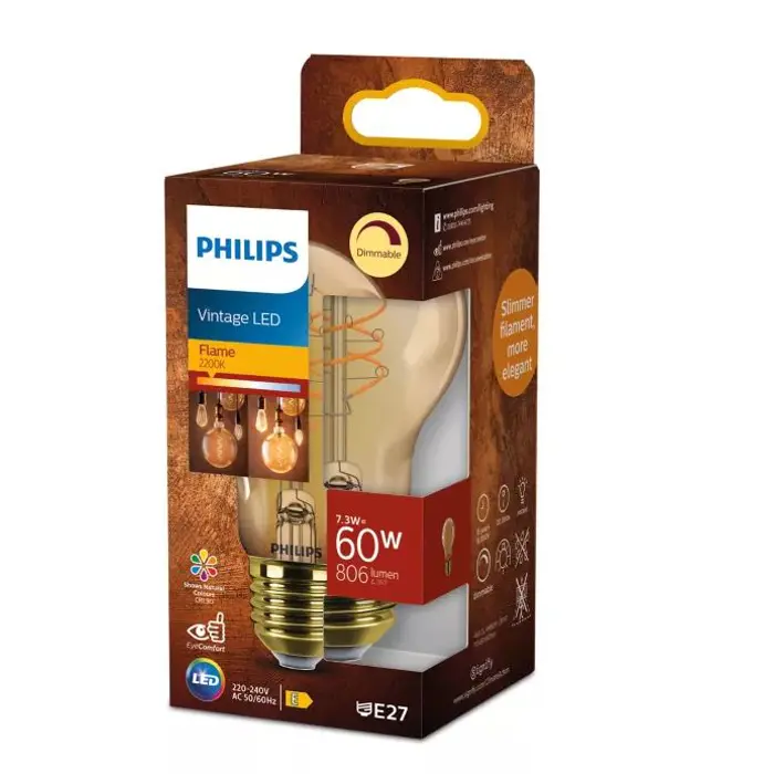 CONSUMER LED ŽARULJA A60 60W 2200K E27 Amber SP DIM 1PF/4