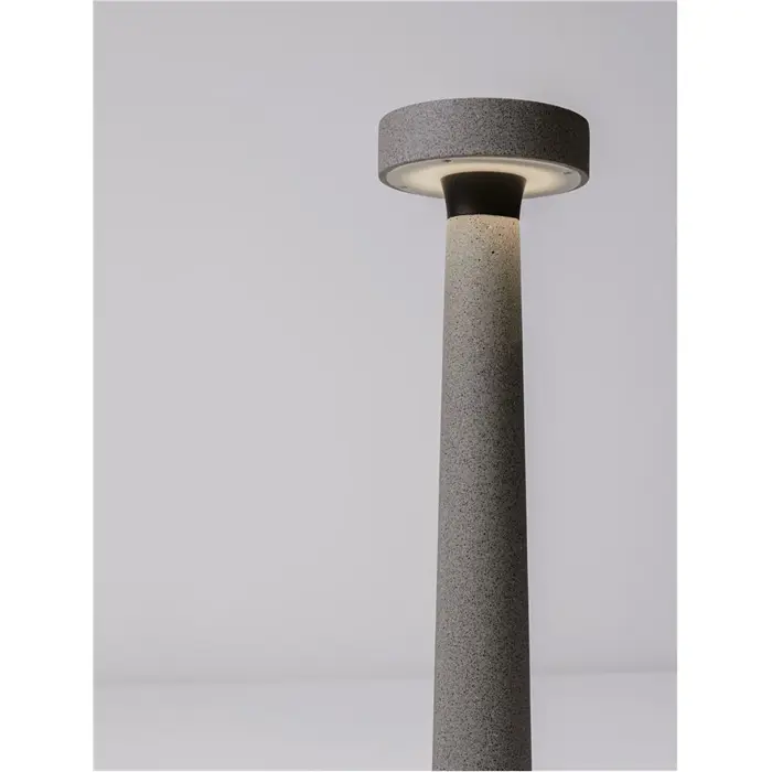 CRAM VANJSKA STAJAĆA LED LAMPA 5Watt 580Lm IP65 3000K CEMENT SIVA