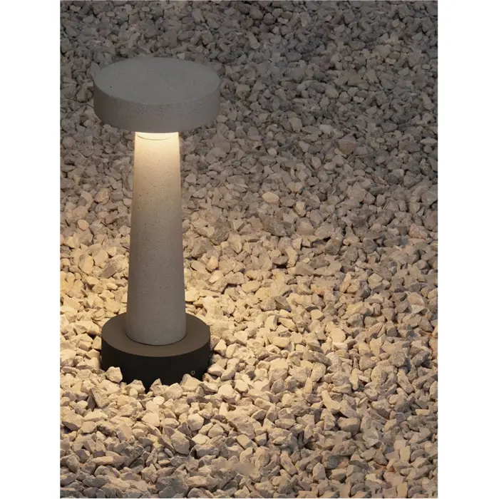CRAM VANJSKA STAJAĆA LED LAMPA 5Watt 580Lm IP65 3000K CEMENT BIJELA
