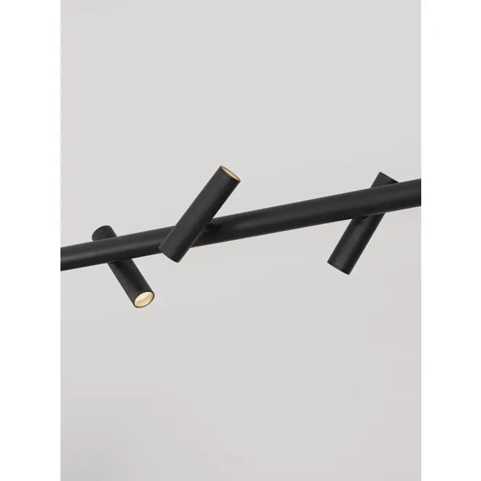 Crna Triac Dimabilna LED visilica Nova Luce Avelo, 29W