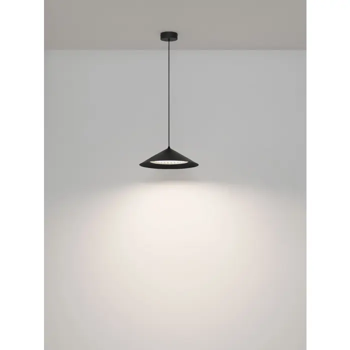 DARIO Crna Visilica LED 21 W 1667 lm IP20 3000 K FI: 40