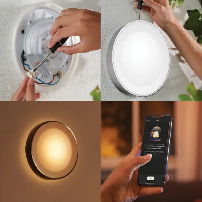 DAYLO PHILIPS HUE vanjski LED fenjer inox 1X15W