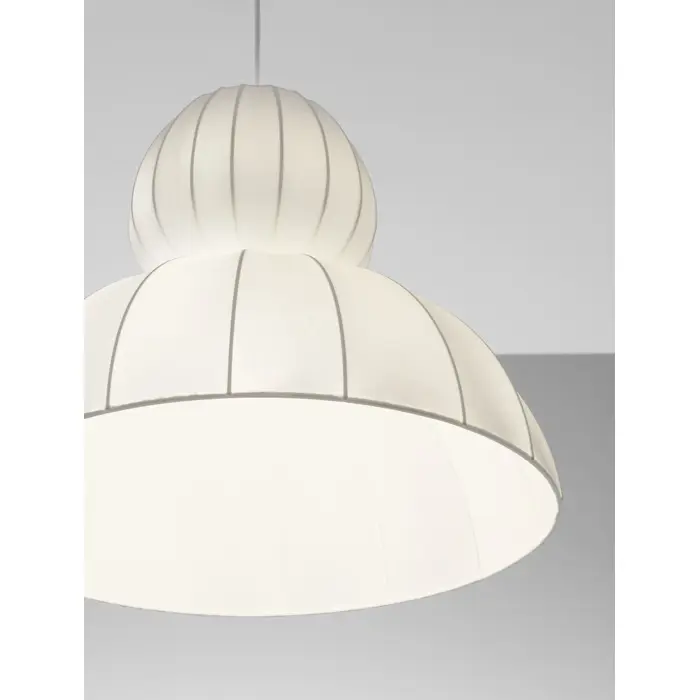 DELINA VISILICA BIJELA TKANINA E27 1X12W IP20