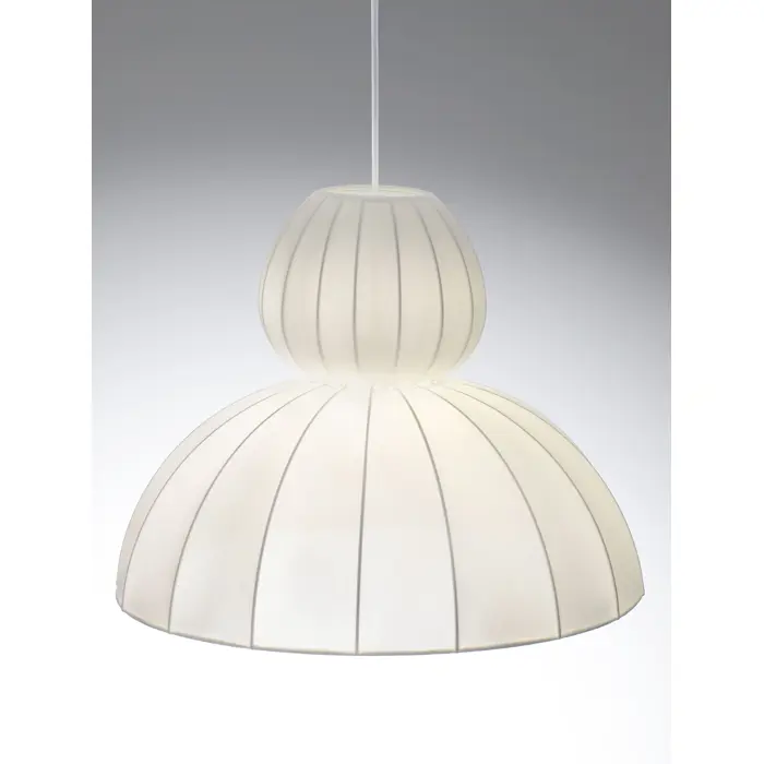 DELINA VISILICA BIJELA TKANINA E27 1X12W IP20