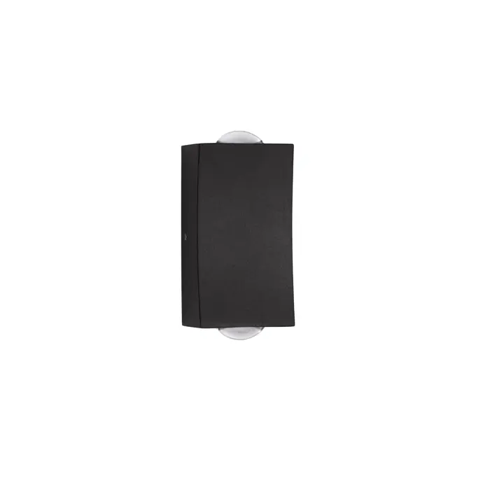 DEWEI VANJSKA ZIDNA SVJETILJKA LED 2x2W/3000K/400lm/IP54/CRNA