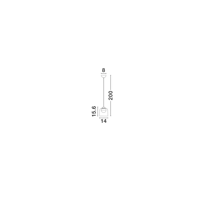 DIONE VISILICA LED 5W 227lm 3000K IP20