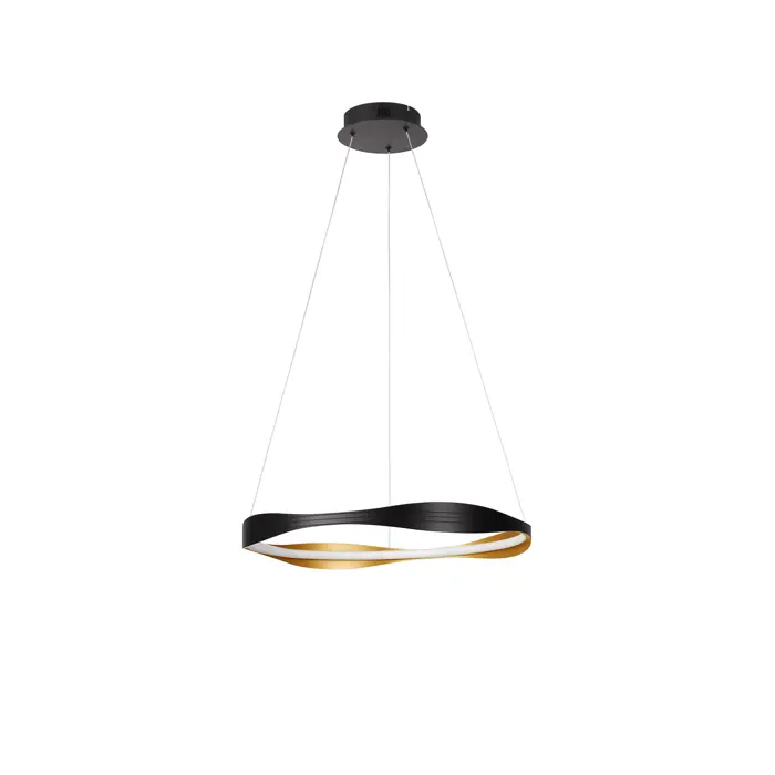 DOBI VISILICA LED/2700-5000K/32W/1192Lm/SANDY BLACK & GOLD
