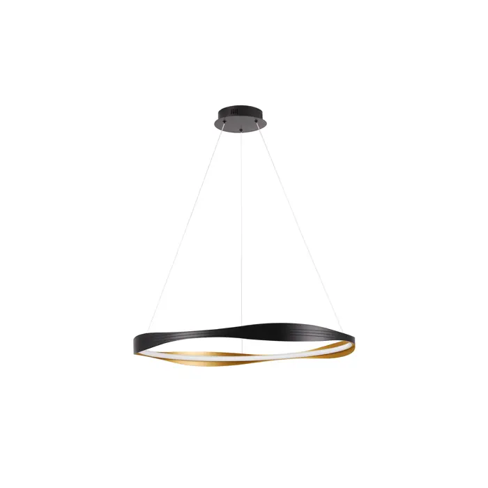 DOBI VISILICA LED/2700-5000K/40W/1472Lm/SANDY BLACK & GOLD