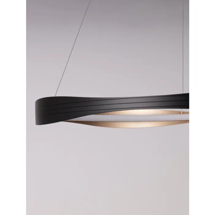 DOBI VISILICA LED/2700-5000K/40W/1472Lm/SANDY BLACK & GOLD