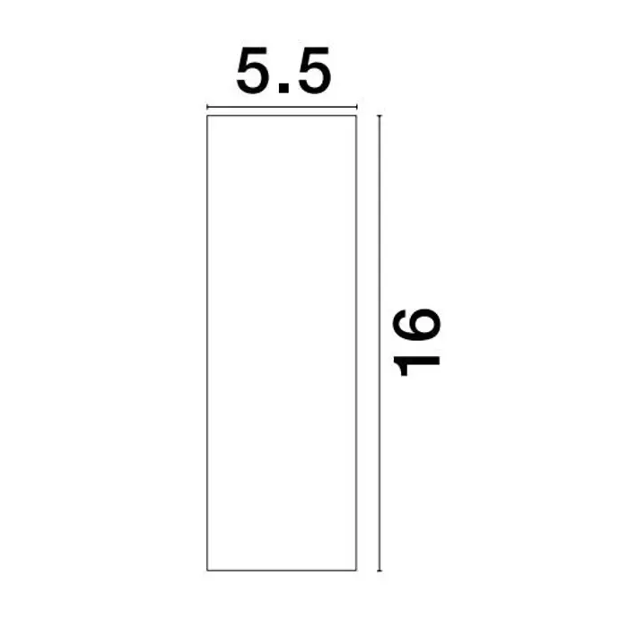 DOC NADGRADNA SVJETILJKA BIJELA LED 5 Watt 220-240 Volt 400mA 335Lm 3000K IP20