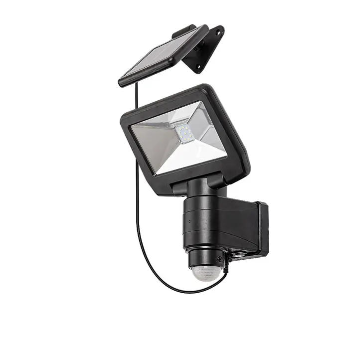 DOJRAN SOLARNA SVJETILJKA LED 5/CRNA/IP44/500lm