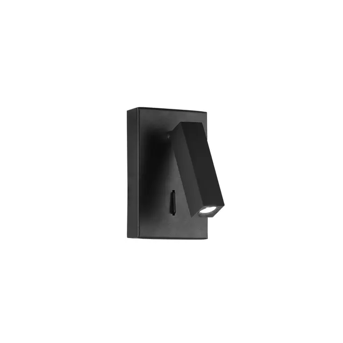 DONA ZIDNA LAMPA LED 3W/3000K/180lm/IP20/CRNA