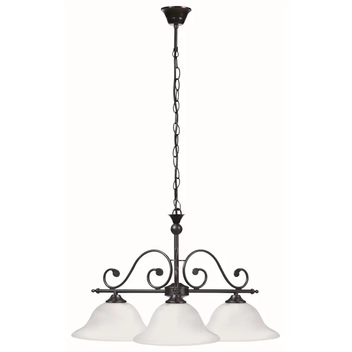 DOROTHEA LUSTER E27 3X MAX 60/MAT CRNA/IP20