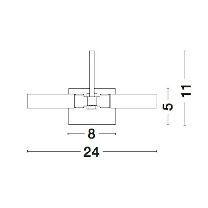 DRITTO KUPAONSKA LAMPA G9 IP44/KROM