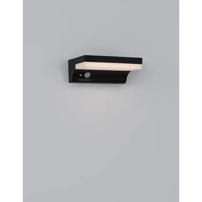DYN VANJSKA ZIDNA SVJETILJKA LED 1,5W/3000K/152lm/IP65/ANTRACIT SENZOR SOLAR