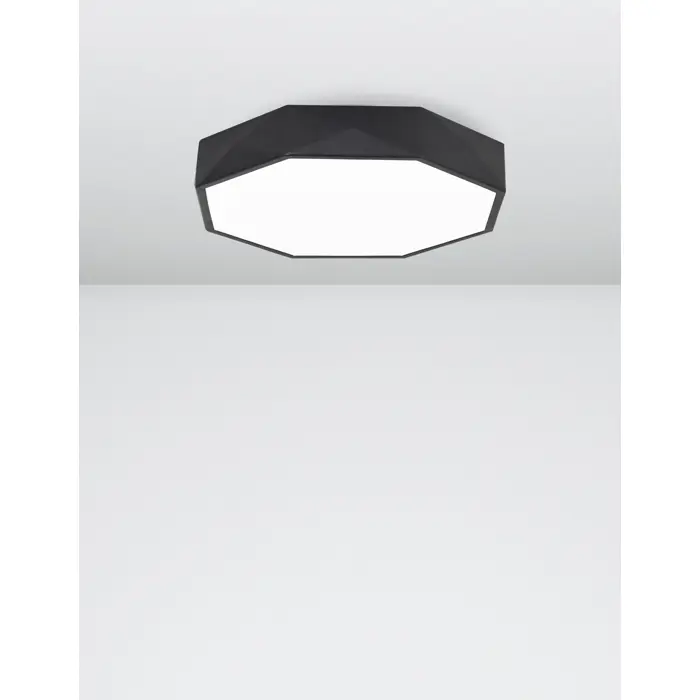 EBEN PLAFONSKA SVJETILJKA LED 24W/3000K/1380lm/IP20/CRNA