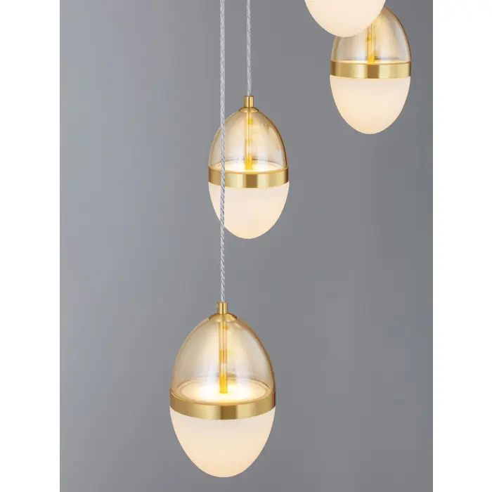 EGNA VISILICA LED /3000K/59W/6112lm/ZLATNA