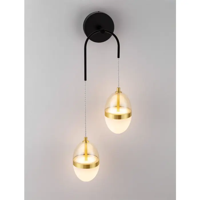 EGNA ZIDNA LAMPA LED /3000K/24W/2704lm/ZLATNA