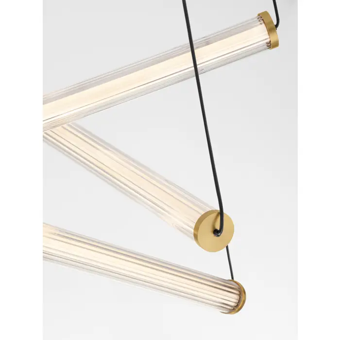 ELIOT Visilica LED 33 W 2407 lm IP20 3000 K Zlatna
